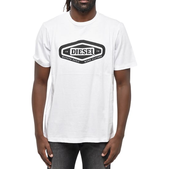 Diesel Modern Basic Logo Wit T-shirt - Image 1