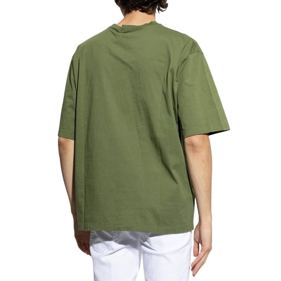 Dsquared2 T-shirt Med Ficka Och Logotyptryck I Salviagrönt - Image 3