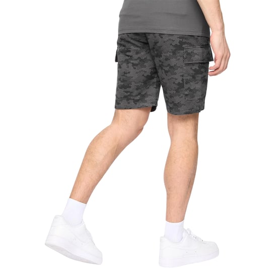 Crosshatch Heren Janscore Elastische Taille Cargo Korte Broek (Donkergrijs) - Image 2