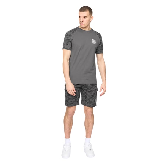 Crosshatch Heren Janscore Elastische Taille Cargo Korte Broek (Donkergrijs) - Image 3
