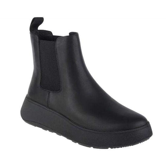 Fit Flop Womens/Ladies F-Mode Leather Ankle Boots (Black) - Image 1