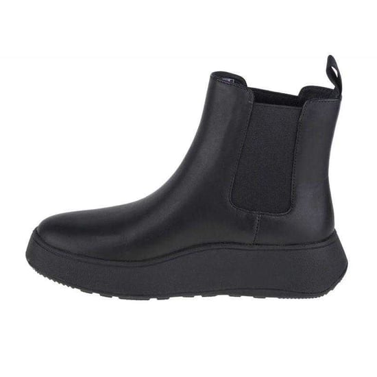Fit Flop Womens/Ladies F-Mode Leather Ankle Boots (Black) - Image 2