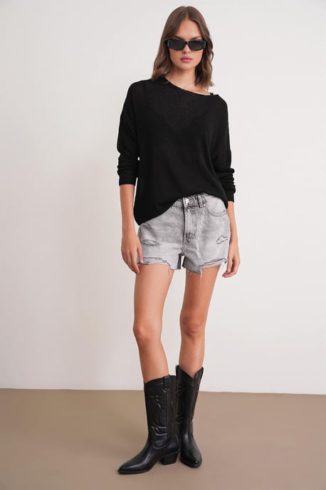 Oversized Bootletter Trui - Image 2