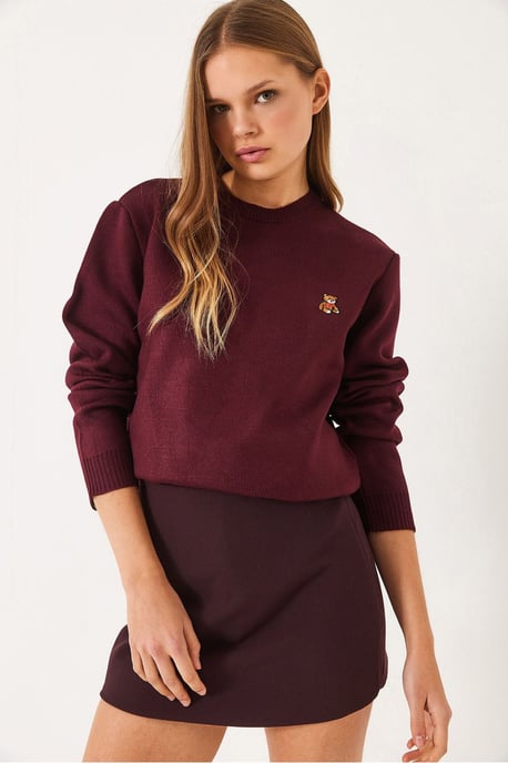 Geborduurd Crewneck Trui - Image 2