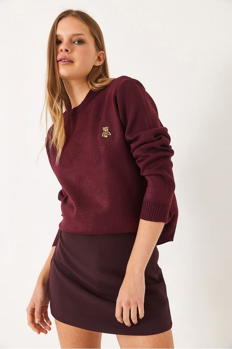 Geborduurd Crewneck Trui - Image 3