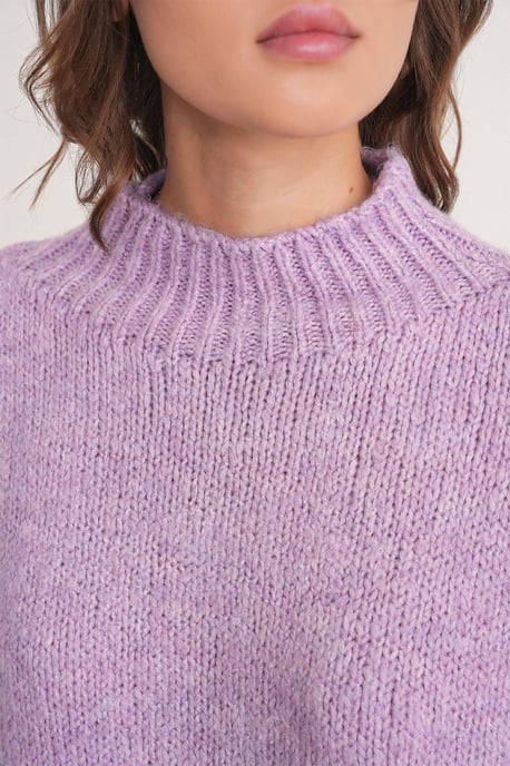 Relaxed Fit Crew Neck Dikke Gebreide Trui - Image 5