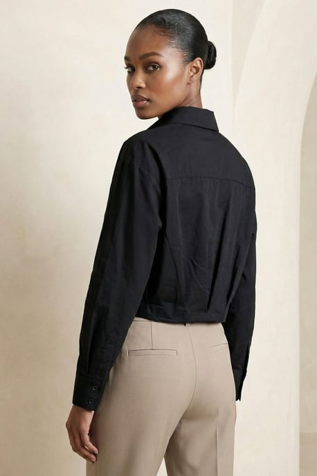 Vriendschappelijke Knopen Crop Shirt - Image 5