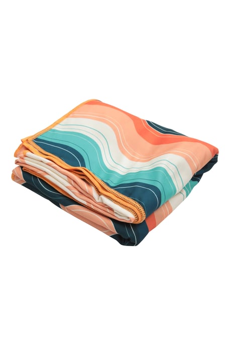 Printed Microfibre Towel Highly Absorbent Quick Dry Lightweight with Carry Bag Multicolour - Image 4