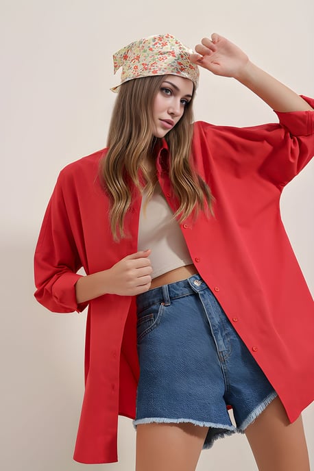 Oversized Poplin 2-Pack Shirt - Image 3