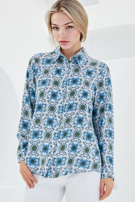 Gestreepte Lange Mouwen Shirt - Image 2