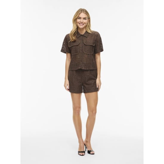 Vila vimerinda hw shorts/vol/1 14114088 slate black - Image 6