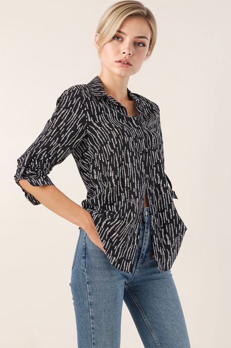 Gestreepte Lange Mouwen Shirt - Image 3