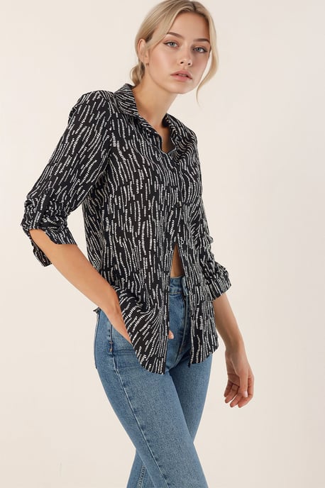 Gestreepte Lange Mouwen Shirt - Image 4