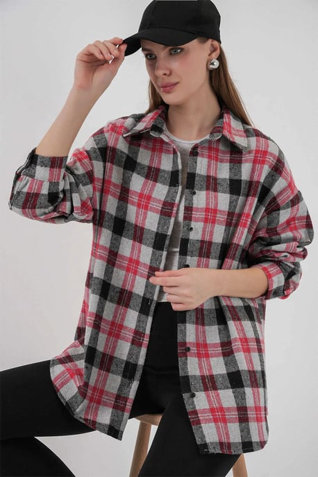 Regular Fit Flannel Shirt - Image 3