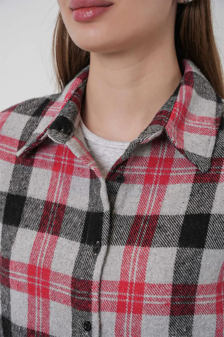 Regular Fit Flannel Shirt - Image 6