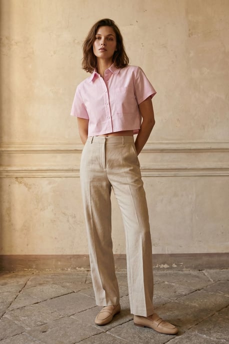 Knopjes Zak Crop Shirt - Image 2