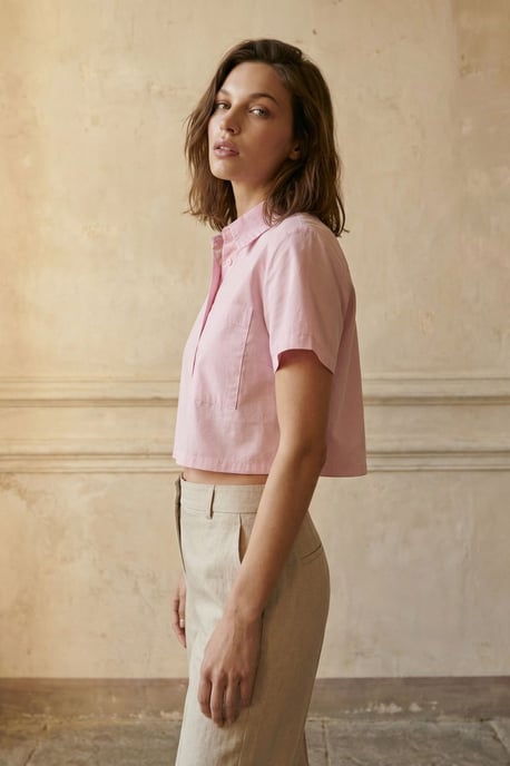 Knopjes Zak Crop Shirt - Image 3