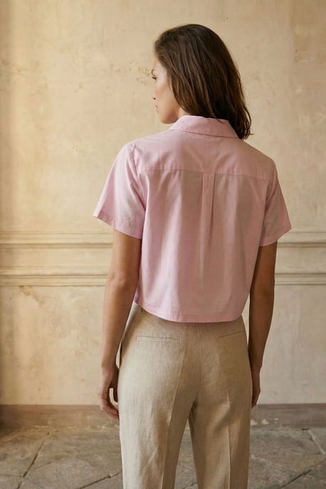 Knopjes Zak Crop Shirt - Image 4