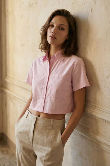 Knopjes Zak Crop Shirt - Image 5