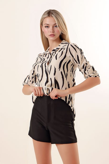 Gestreepte Lange Mouwen Shirt - Image 2
