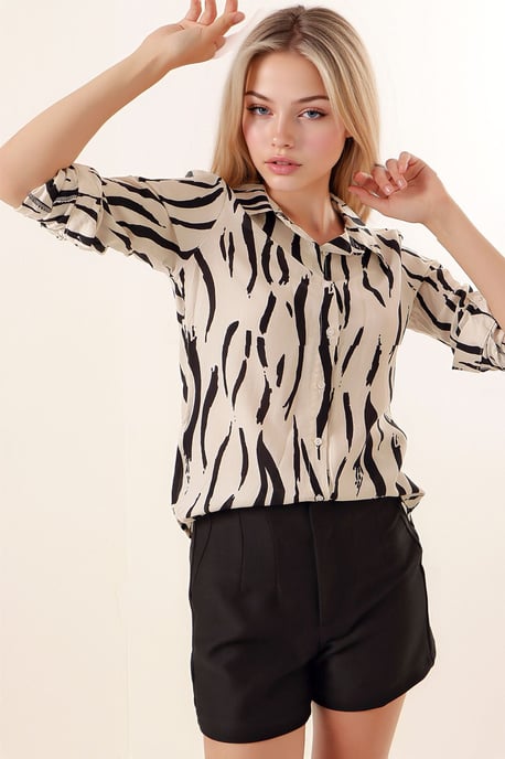 Gestreepte Lange Mouwen Shirt - Image 4