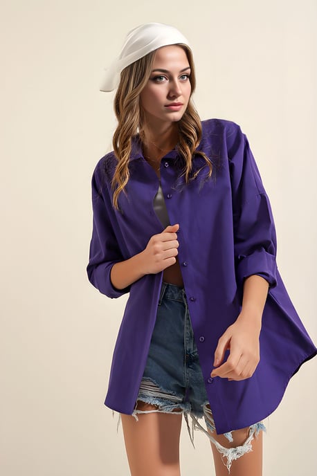 Oversized Poplin 2-Pack Shirt - Image 3