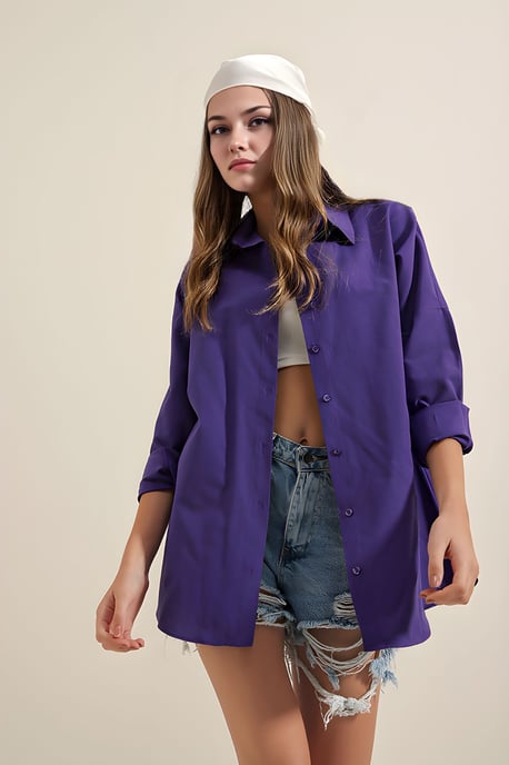 Oversized Poplin 2-Pack Shirt - Image 4