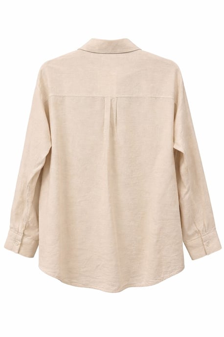 Oversized Linnenmix Blouse - Image 3
