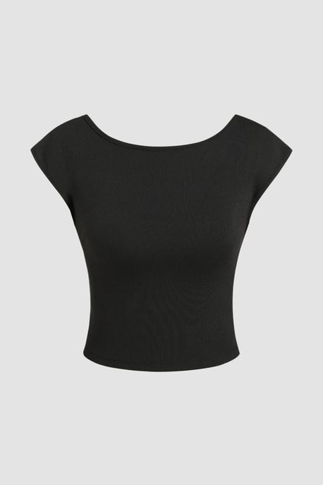 Öppen Rygg Crop Top - Image 2