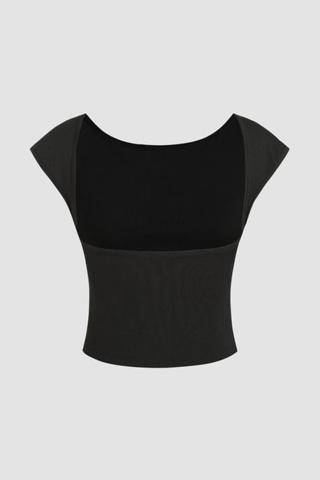 Öppen Rygg Crop Top - Image 3
