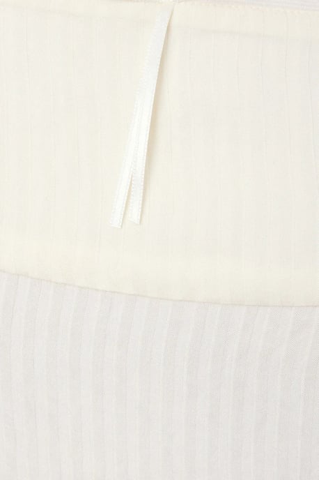 Striped Square Neck Strappy Cropped Top - Image 5