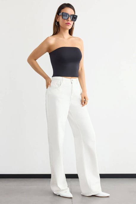 Strapless Crop Top - Image 3