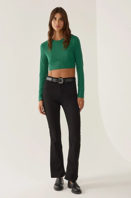 Slim Fit Crop Top - Image 3