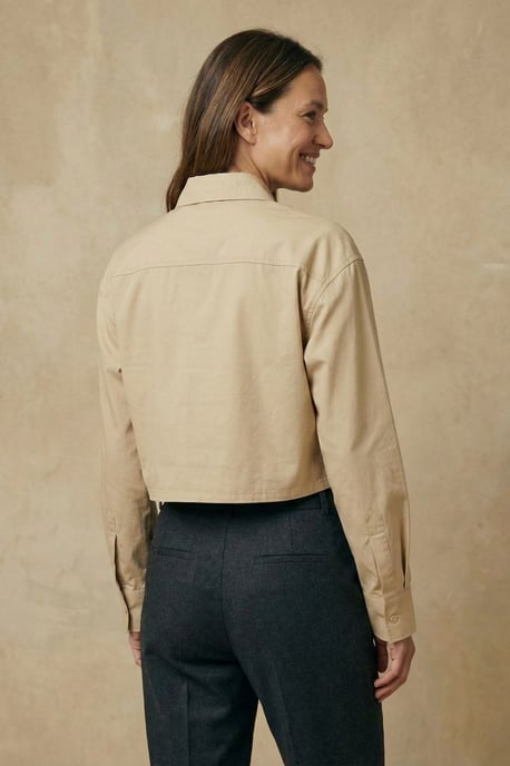 Korte Button-Up Shirt met Pocket - Image 4