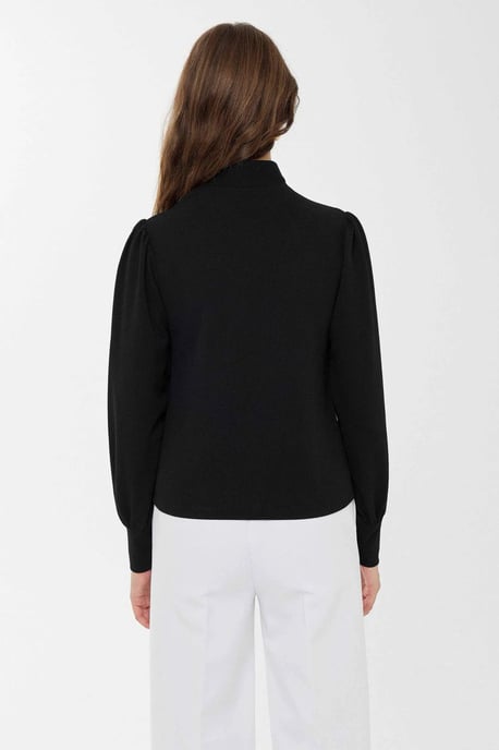 Blus med rosettdetalj - Image 5