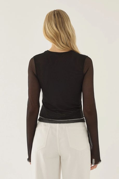 Halvtransparent Blus - Image 4