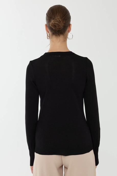 Slim Fit Crew Neck Viskosetop - Image 5