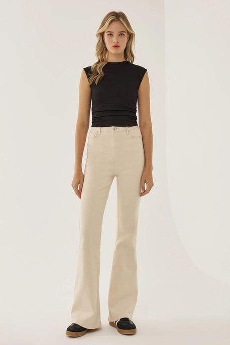 Ruffled Jersey Top - Image 2