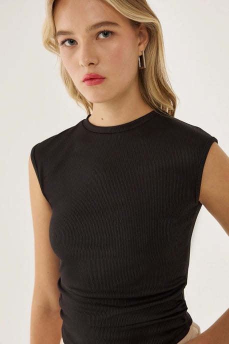 Ruffled Jersey Top - Image 4