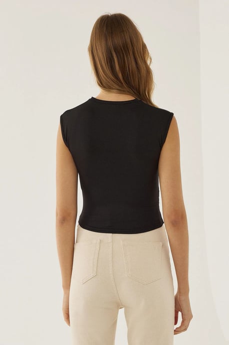 Ruffled Jersey Top - Image 5