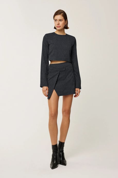 Randig crew neck-blus - Image 2