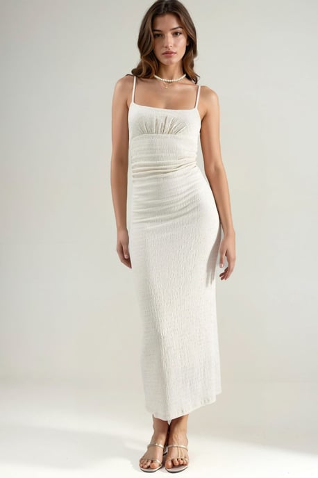 Rustic Midi Dress - Image 1