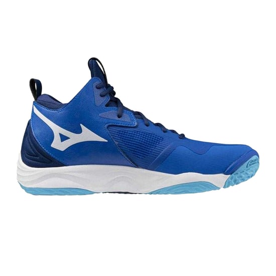 Mizuno Heren Wave Momentum 3 Mid Cut Volleybalschoenen (Blauw) - Image 3