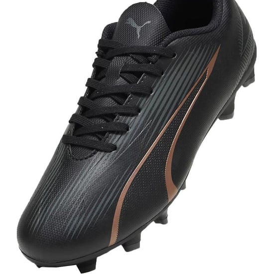 Puma Ultra Play Stevige Grond Voetbalschoenen voor Kinderen/Kinderen (Zwart) - Image 5