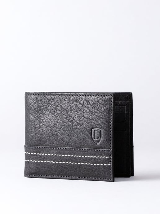 Keswick Leather Wallet in Black - Image 2