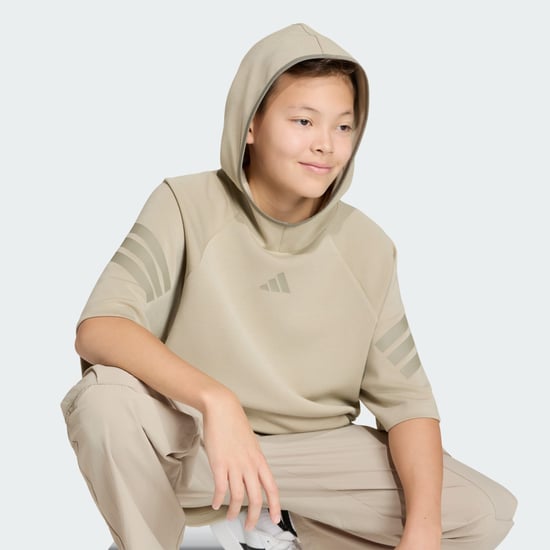 FUTURE ICONS 3 STRIPES SHORT SLEEVE HOODIE - Image 5