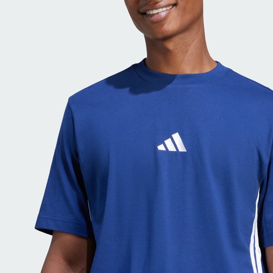Essentials 3-Stripes Single Jersey Tee - Image 4