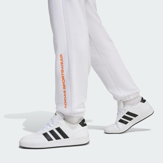 adidas Slogan Fleece Pants - Image 4