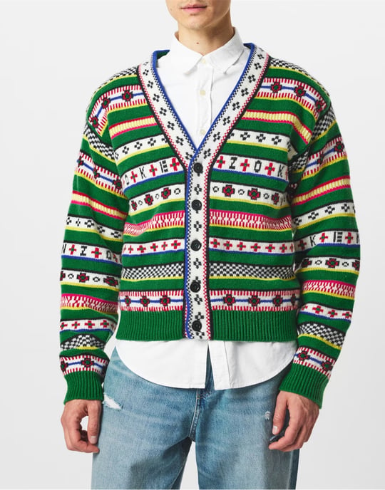 Fairisle Jacquard Cardigan - Image 3