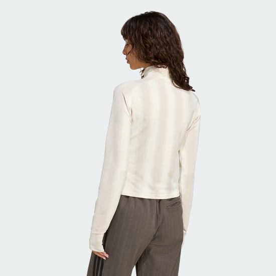 Half-Zip Graphic Football Long-Sleeve Top - Image 2